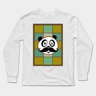 Mustache Panda 4 Long Sleeve T-Shirt